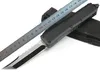В продаже! Автоматический тактический нож D2 черный оксид + рисунок проволоки (двухцветный) лезвие авиационная алюминиевая ручка EDC карманные ножи с нейлоновой сумкой