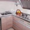 Съемные нефтедобывающие водонепроницаемые наклейки алюминиевая фольга кухонная плита кабинета самоклеющиеся стены наклейка DIY обои 210310