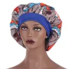 Multicolor Muslim Turban Caps Wrap Head Sleep Hair Print Hijabs Bonnet Satin Makeup Sleep Cap Lady Hair Styling Night Hat