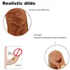 Strap on silikon dildo realistiska justerbara byxor starpon hårdhet anal dildo sexleksaker för kvinnor par dildos intima varor X0503