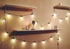 6m 20 LED Corda de Casamento Fada Luz de Fada Natal LED Globe Festoon Bulbo LED Fairy String Light for Party Feriado Jardim Garland Dropshipping