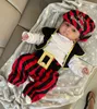 Cap Yelek Kırmızı Şövalye Korsan Cadılar Bayramı Kostüm Tulum Şerit Takım Elbise Erkek Bebek Cadılar Bayramı Parti Elbise Çocuk Çocuk Giysileri 3-15 M 210226