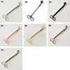 Stock Candle Wick Trimmer Stainless Steel Candle scissors trim wick Cutter Snuffer Round head 18cm Black Rose Gold Silver Red ZC845