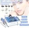 2 IN 1 CET RET RF Physiotherapy Equipment Tecar Therapy Pain Relief Face Lifting Cellulite Removal Beaty Machine