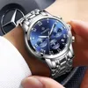 Doit Fashion мужские часы из нержавеющей стали верхний бренд роскошный спортивный хронограф кварцевые часы мужчины Relogio Masculino 210804