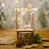 クリスマスの装飾祭の供給木製DIYスイング装飾品クリスマスの装飾クリエイティブな老人小さな木の装飾
