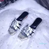 Роскошный плоский сандал дизайн вышивка черные тапочки мелководье досуг крытый кружевной замок полный набор аксессуаров 35-41 2021