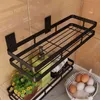 Wall Mounted Storage Holder Stainless Steel Kitchen Seasoning Rack Shelf Bathroom Toiletries Home Organization Shelfs 211112