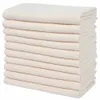 Sinland Home Microfiber Torka Handduk Vaffelvävduk Kökskål Tvättduk Ultra Absorbent 40cmx60cm 10 Pack White