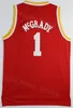 Ретро Баскетбол Трейси McGrady Vintage Jersey 1 MT.zion Christian Wildcats Кэджион Все сшитые Команда Цвет Красный Белый Черный Фиолетовый Синий для Спорт Вентиляторы Мужчины Продажа