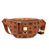 Fanny Pack Designer midje bröstet bruna crossbody -väskor för kvinnor modeväska och handväskor koreanska bumväska plånbok
