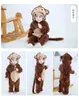 Born Baby Pagliaccetti Kigurumi Boy Girls Pigiama Animal Cartoon Pagliaccetto Pigiama con cappuccio Lion Monkey Costumi Toddler Cosplay Abbigliamento 210826