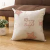 وسادة/وسادة زخرفية تغطية الكتان الحديثة وسادة وسادة عيد الميلاد coussin coussin kussens woondecoratie case 45x45cm زخرفة المنزل