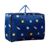 Sacs de rangement, sac mobile, organisateur d'emballage, gain d'espace, boîte en tissu Oxford épais imperméable bleu