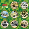 1061pcs Militar Ferro Império Tanque Modelo Blocos De Construção Define Arma Guerra Carruagem Army Soldados Figuras Educacional Criativo Brinquedos Y1130