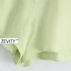 Zevity women fashion candy color casual Bermuda Shorts ladies summer chic elastic waist shorts pantalone cortos P887 210603