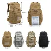 Molle 60l camping mochila sacola tática militar grandes mochilas impermeáveis ​​camuflagem caminhadas ao ar livre exército sacos xa281wa q0721