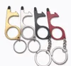 Press Elevator Tool Contactless Key chain operner Door Openers metal pendant opener no touch Elevators Tools