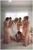 Румяно-розовые платья подружки невесты с открытыми плечами длиной до пола, кружевные садовые свадебные платья для гостей, платье подружки невесты, арабский P7852199
