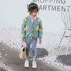 소녀 만화 스웨터 아기 면화 니트 카디건 스웨터 키즈 긴 소매 가을 어린이 옷 패션 소년 바깥 착용 211104