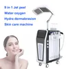 9 IN 1 hydra dermabrasion Pulizia profonda del viso idrodermoabrasione macchina microcorriente rassodamento della pelle lifting spa