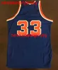% 100 dikişli Patrick Ewing Basketbol Forması Erkek Kadın Gençlik Özel Numarası Adı Forma XS-6XL