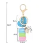 100 stks hars macaron cake sleutelhanger metalen eiffeltoren tas charme sleutelring bruiloft levert sleutelhanger gunsten