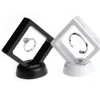 200PCS Black White Suspended Floating Display Case Jewellery Coins Gems Artefacts Stand Holder Box Wholesale