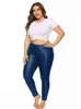 Europa i Ameryka Plus Size Spodnie damskie Stretch Legginsy jesień i sport zimowy i rozrywka Bezpłatna dostawa DJ712 # 211117