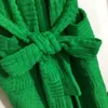 Nowy materiał ręcznik żakardowy kapturem szaty koronki w talii z długim rękawem wanna szaty Koszula Koszulka Mężczyźni Kobiety Home Piżamy Para Szlafrok