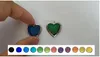 heart Phase box mood charms Peach shape changing color pendant