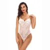 2021 Hot Transparente Lace Aberto Arrancha Bare Beasts Bodysuit Calcinha Sexy Erótica Lingerie 211208