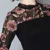 Nouvelle mode automne hiver femmes chemisier à manches longues rose fleur chemise plus taille femmes style coréen femmes chemise 60i 25 210225