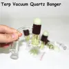 fumer Terp Slurper Quartz Banger Nails avec perle de marbre et perles de rubis pour bangs d'eau en verre