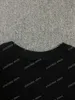 2021 Дизайнерские футболки Мужские женские футболки поло Черно-белая шахматная доска Man Paris Модная футболка Футболки Street с коротким рукавом Luxurys283q