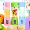 1300MA Electric Juicer Cup Mini Portable USB Rechargeable Juice Blender And Mixer 2 leaf plastic Juice Making Cups 400 V2