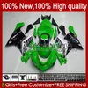 Kawasaki Ninja OEM ZX600C ZX636 ZX 6R 6 R 600 CC 05-06 BODYWORKS 7N.126 ZX-600 ZX 636 ZX-600 2006 ZX-636 600 CC ZX6R 05 06 ABSフェアリングキットファクトリーグリーン