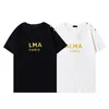 メンズデザイナーTシャツ高品質のカジュアルファッションピュアコットン印刷黒の白人男性とレディースTシャツアジアサイズS-XXL261K
