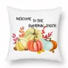 Poduszka/poduszka dekoracyjna 45x45 cm rzęs halloween bawełniany lniany rzut okładki łóżka kanapa sofa poduszka na poduszkę na Święto Dziękczynienia