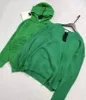 Merk Sweatshirt Ontworpen verse Vrouwen Groene Geribbelde Sweater Ronde hals Kattented Sweaters Fair Size Fashion Color 14404