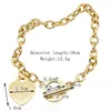 Buckle Design Bracelet New Style Brand Women Gold Chain Heart Bangles Carter s Pulseira Fine Jewelry