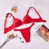 Nxy sexy setblack luxo strass lingerie conjunto marca design sexy push up cuecas mulheres underwear vermelho branco e calcinha 1127