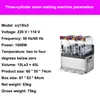 Commercial Slush Machine Snow Melting Machine Snow Mud Stainless Steel Apply to Supermarkets Cafes Snack Bar
