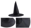 2021 Cosplay Cap of the Witch Black Pointed Hat Christmas Supplies Halloween Spela spel för barn och vuxen