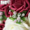 Bröllopsblommor PerfectLifeoh Bridesmaid Rose Pearls Artificial Bridal Bouquets Handmade218Z