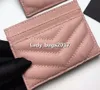 Luxury Designer Card Holder Wallet Short Case Purse Quality Pouch Quilted Genuine Leather Y Womens Men Purses Mens Key Ring Credit Coin Clutch Mini Bag Brown Canvas
