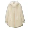 Женский меховой меховой Faux 2021 мода высокое качество пальто плюс размер норки бархатная куртка женская средняя длина толстая теплая зима тонкие женщины шестерня