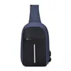 Externo USB Charge Anti roubo Único bolsa de ombro homens mulheres esportes mochila viajar sacos de escola de ensino impermeável y0721