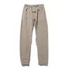 Pantaloni riflettenti in pile autunno inverno USA lettere in silicone stampa pantaloni pantaloni sportivi casual uomo donna FG jogger oversize athleisure