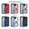 Heavy Duty Shockproof Cases Cover For iPhone 14 Pro Max 13 12 11Pro Xs XR SE 8Plus Military Quality Dual Layer Protection Case With Car Mount Holder Ring